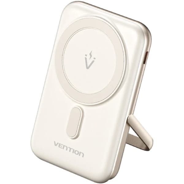Powerbank павербанк УМБ Vention Magnetic Wireless 10000mAh 20W PD Type-C In/Out QI-15W White (FHNW0)
