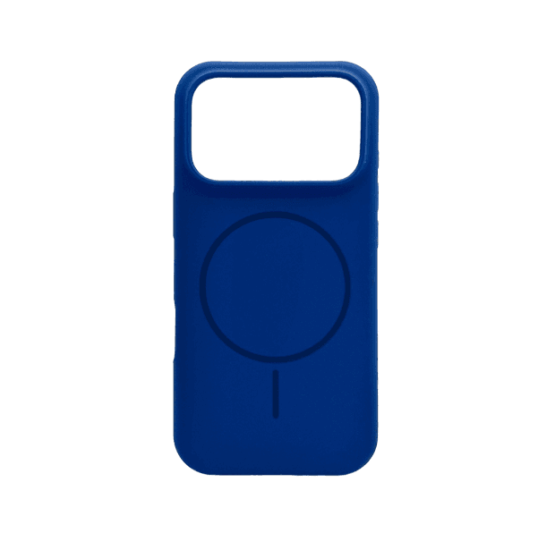 Защитный чехол-накладка Cosmic Silicone Case Magnetic для Apple iPhone 17 Pro Porcelain Blue (SilMag17P-74)