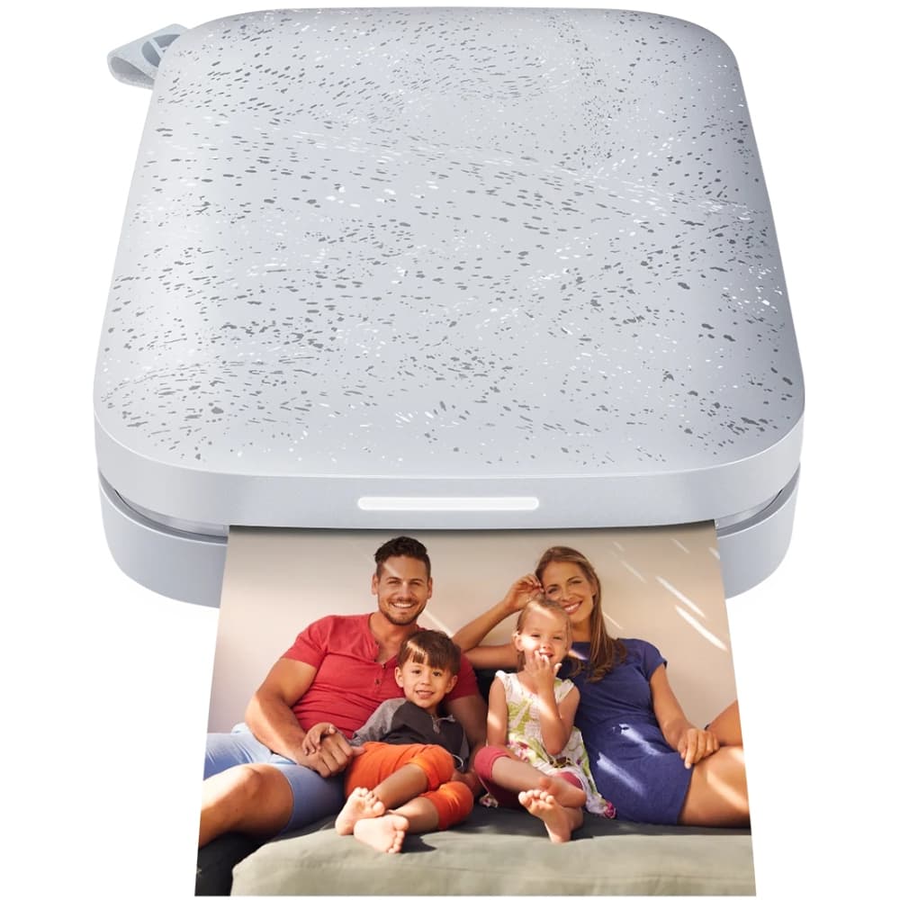 Портативний фотопринтер HP Sprocket 2x3'' 313x400dpi Zink 64MB Type-C Bluetooth White (HPISPW)
