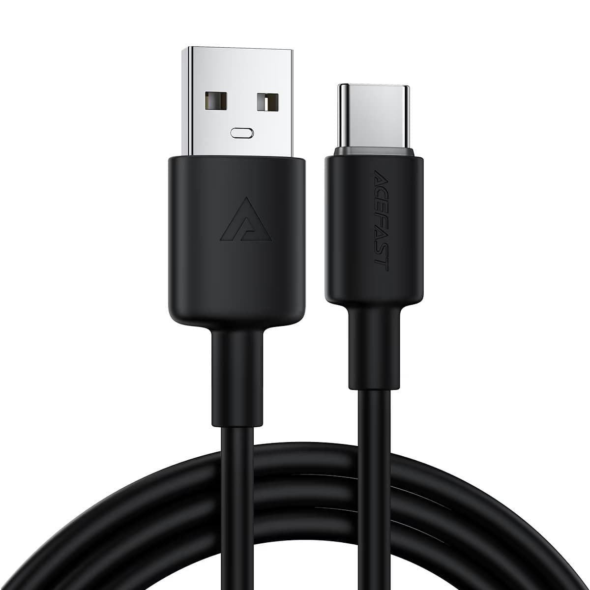 Кабель ACEFAST C25-04 USB to Type-C 1.2м silicone charging data cable Black