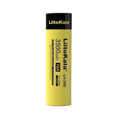 Акумулятор 18650 Liitokala Lii-35S високотоковий Li-ion 3.7В 3500мАг 10А (424446)