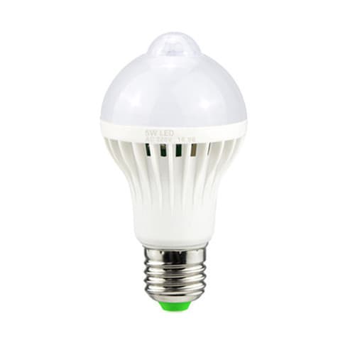 Лампа світлодіодна з датчиком руху E27 12 LED 5Вт (288078)