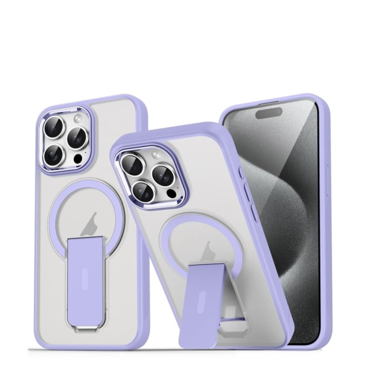 Защитный чехол-накладка Cosmic Magnetic Stand для Apple iPhone 15 Pro Max Lavender (MagStand15PMLavender)