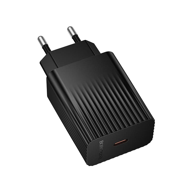 Зарядний пристрій BOROFONE BAS73A Source single port PD20W 3A charger Black