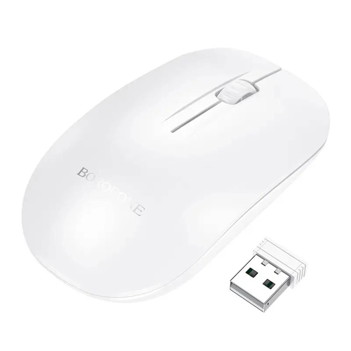Бездротова мишка BOROFONE BG14 Planet 2.4G business wireless mouse 1000 dpi 2.4G White