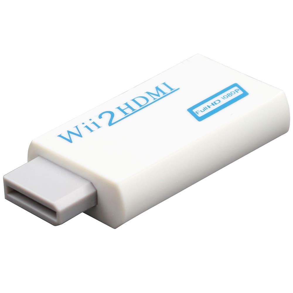 Перехідник конвертер відео аудіо Nintendo Wii to HDMI 1080p White (286990)