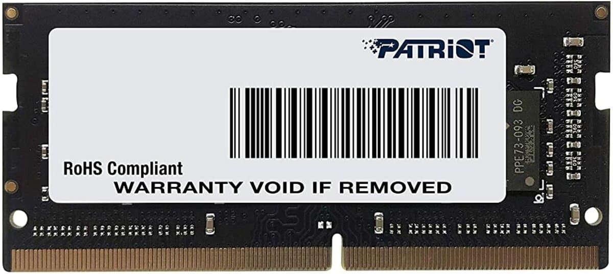 Оперативная память DDR4 Patriot SL 16GB 2666MHz CL19 1X8 SODIMM (PSD416G26662S)