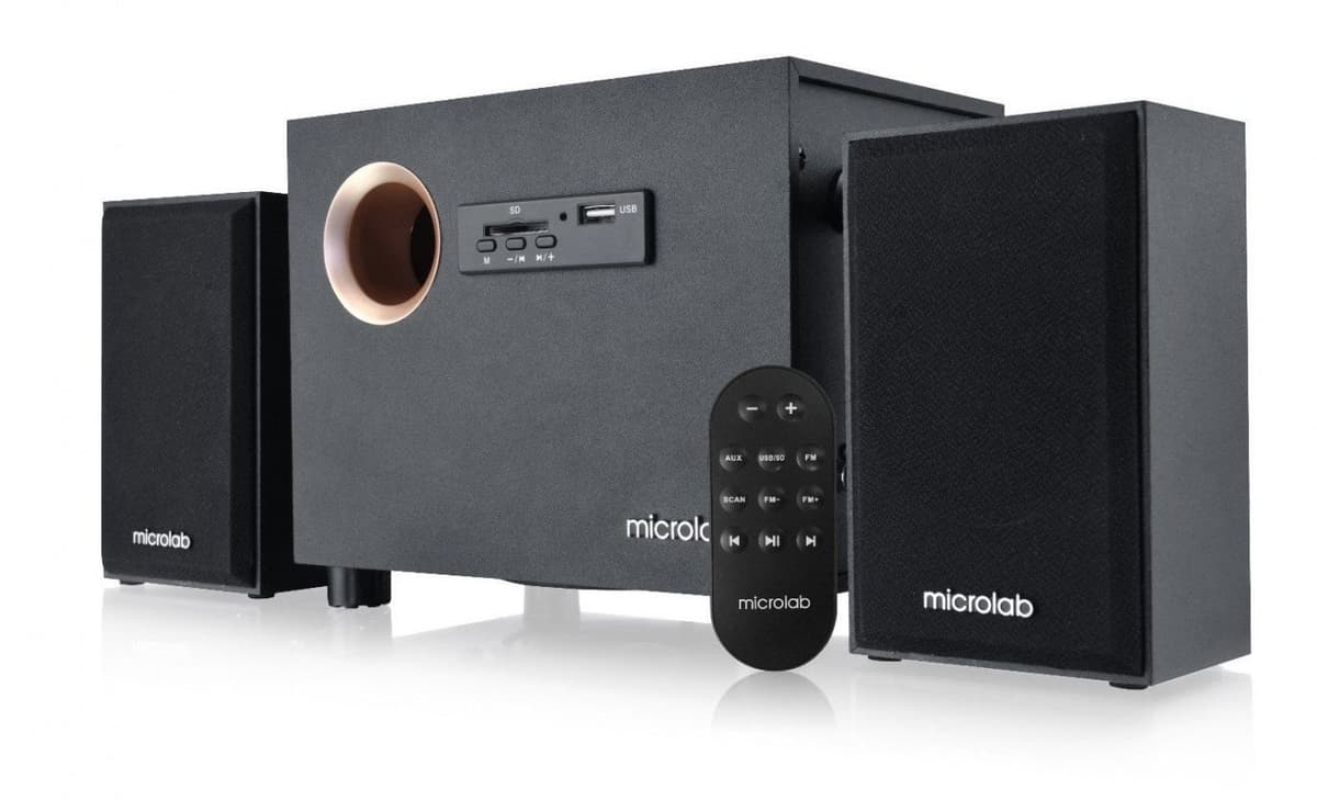 Комп'ютерні колонки 2.1 Microlab M-105 10Вт Black