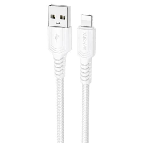 Кабель BOROFONE BX116 Certain 2.4A 1m charging data cable USB to Lightning White