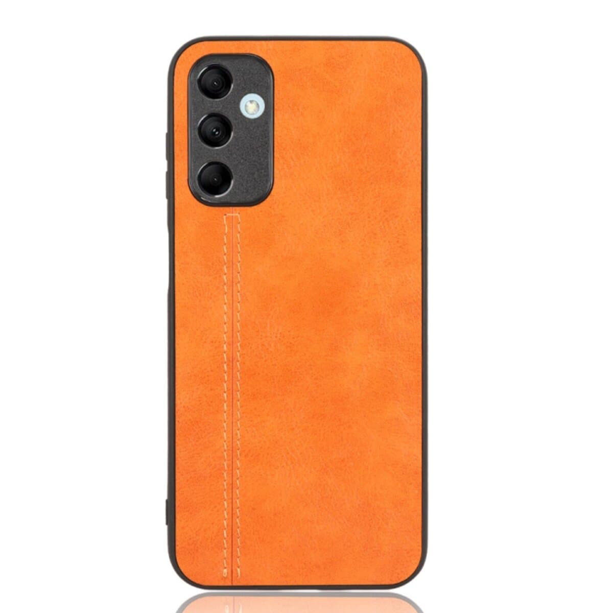 Защитный чехол-накладка Cosmiс Leather Case для Samsung Galaxy A24 4G Orange (CoLeathSA24Orange)