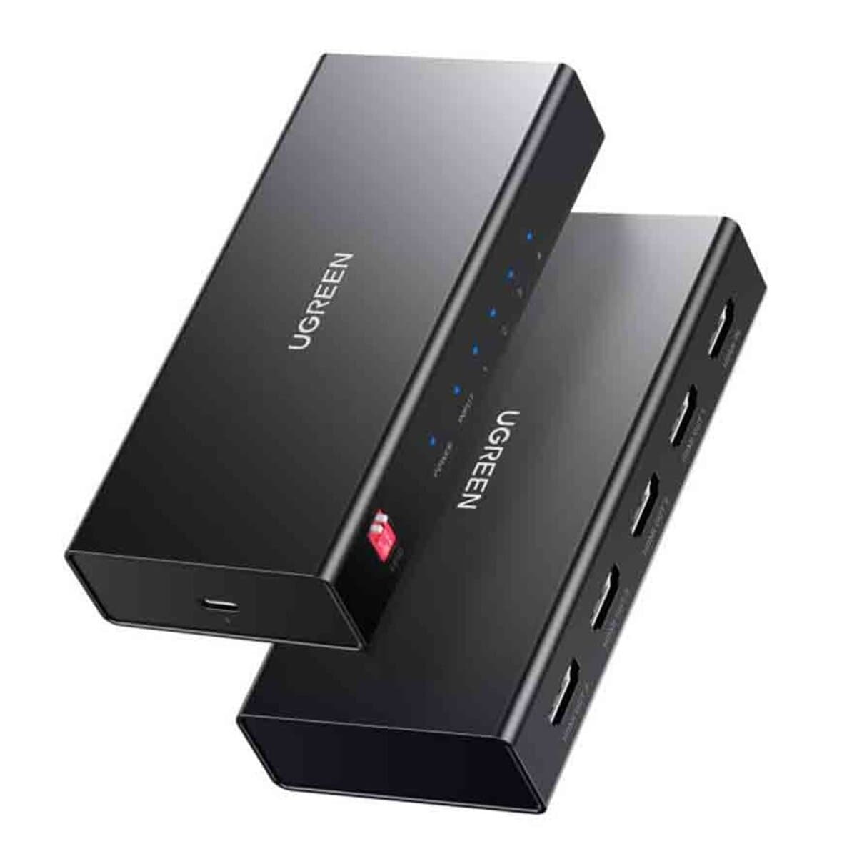 HDMI-сплітер UGREEN CM570 2.0 1x4 Splitter Black (UGR-90514)