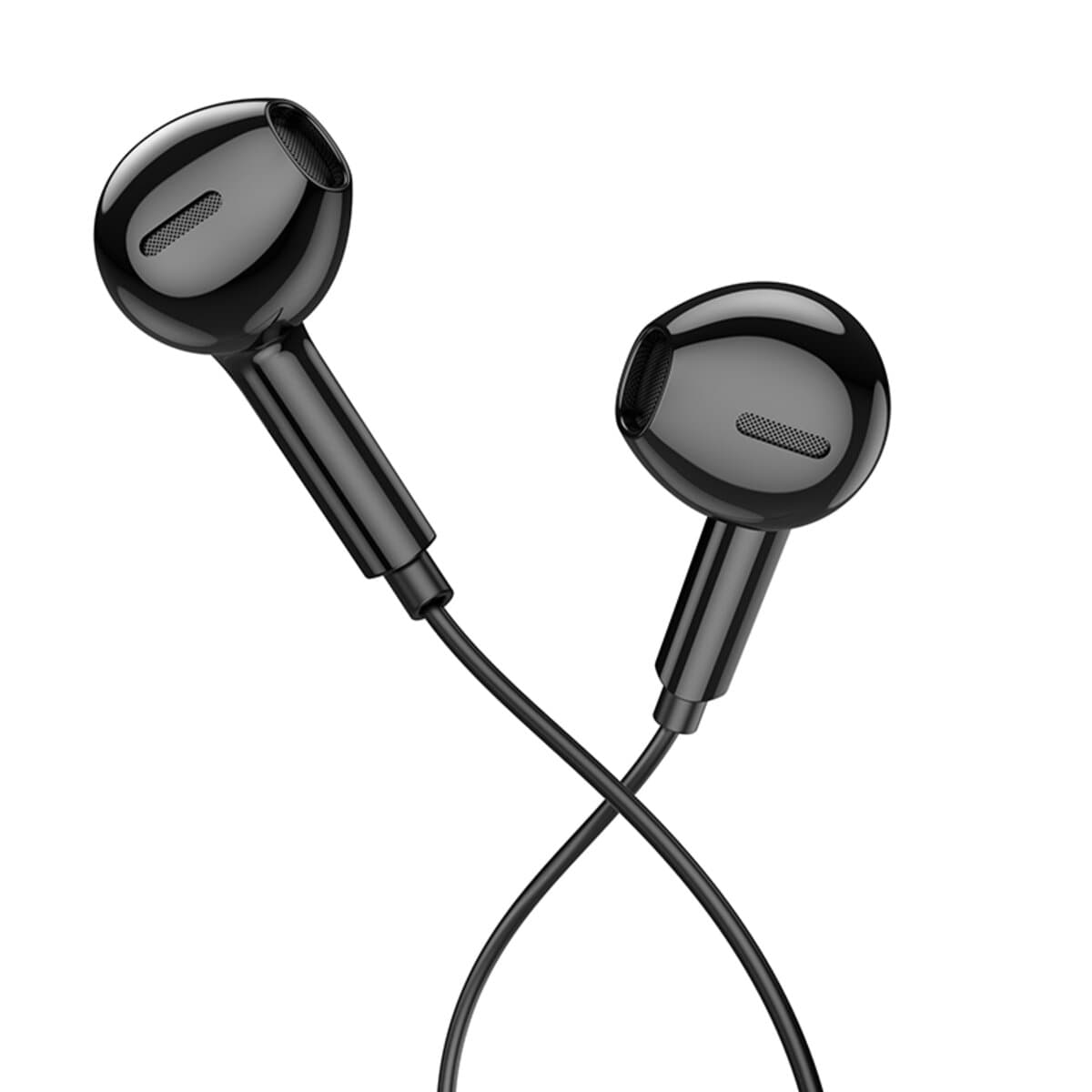 Проводные наушники BOROFONE BM71 Light song universal earphones with mic 3.5мм 1.2м Black (BM71B)