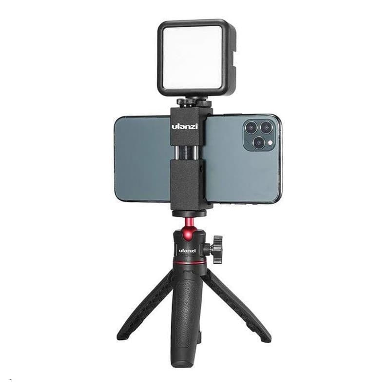 Набір блогера Ulanzi Vijim vlog kit 6 штатив підсвічування 2000mAh 1/4 Black (2057)