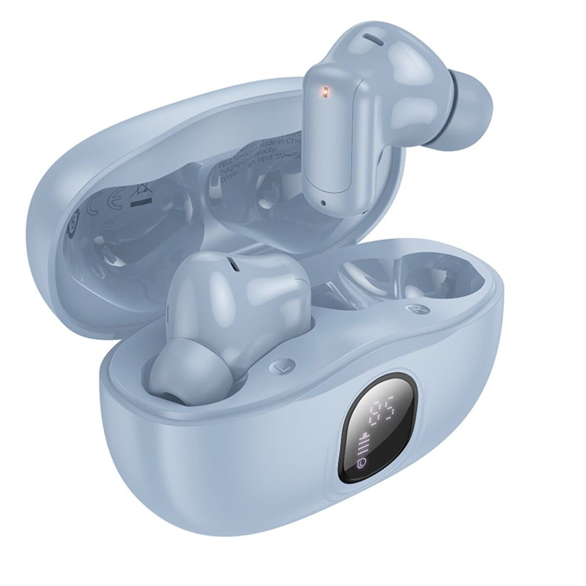 Бездротові навушники BOROFONE FQ4 Lighten true wireless ANC+ENC noise reduction BT5.4 headset 400mAh Blue