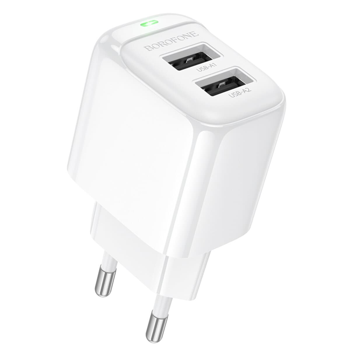 Зарядний пристрій BOROFONE BAS41A Potential 2xUSB charger 2A White