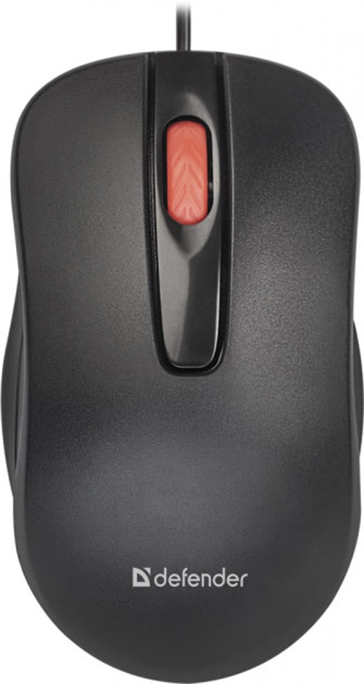 Дротова мишка Defender Point MM-756 3 кн 1000 dpi Black (52756)