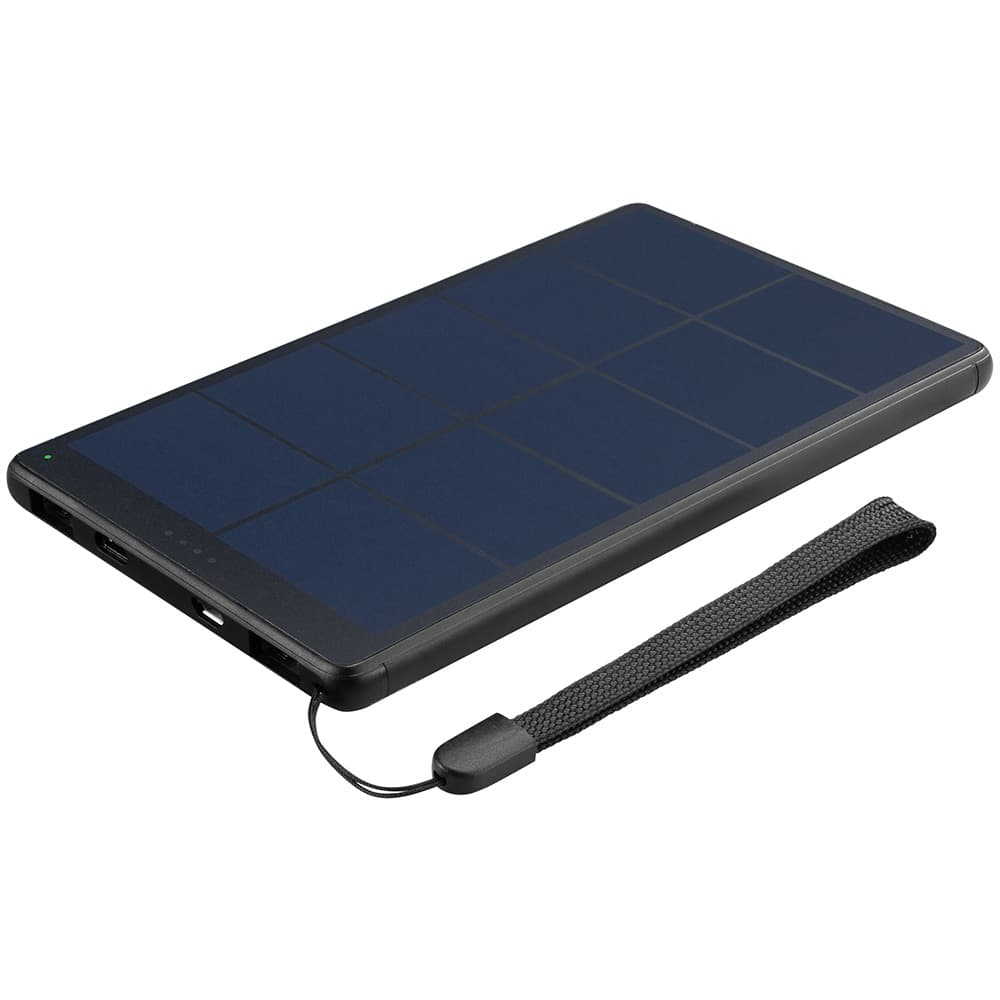 Powerbank павербанк УМБ із сонячною батареєю Sandberg Urban 420-54 10000 mAh PD QC 3.0 2xUSB Type-C OUT Black