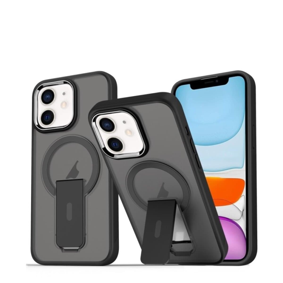Защитный чехол-накладка Cosmic Magnetic Stand для Apple iPhone 11 Black (MagStand11Black)