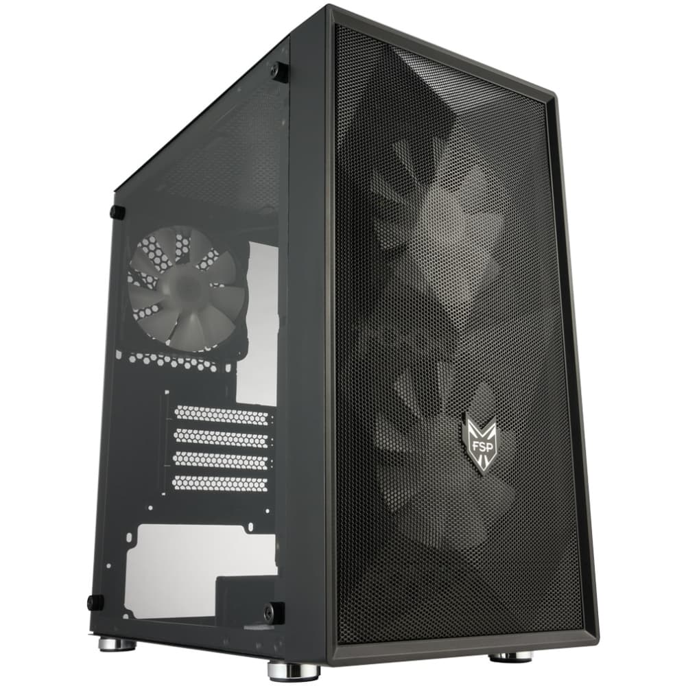 Корпус для комп'ютера FSP CST130BASICB без БЖ mATX Black (CST130BASICB)