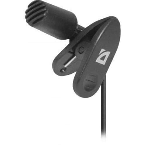 Мікрофон нагрудний петличний Defender MIC-109 jack 3.5 мм Black (64109)