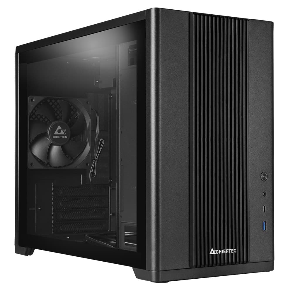Корпус для комп'ютера Chieftec UNI BX-10B-OP mATX без БЖ Black (BX-10B-OP)