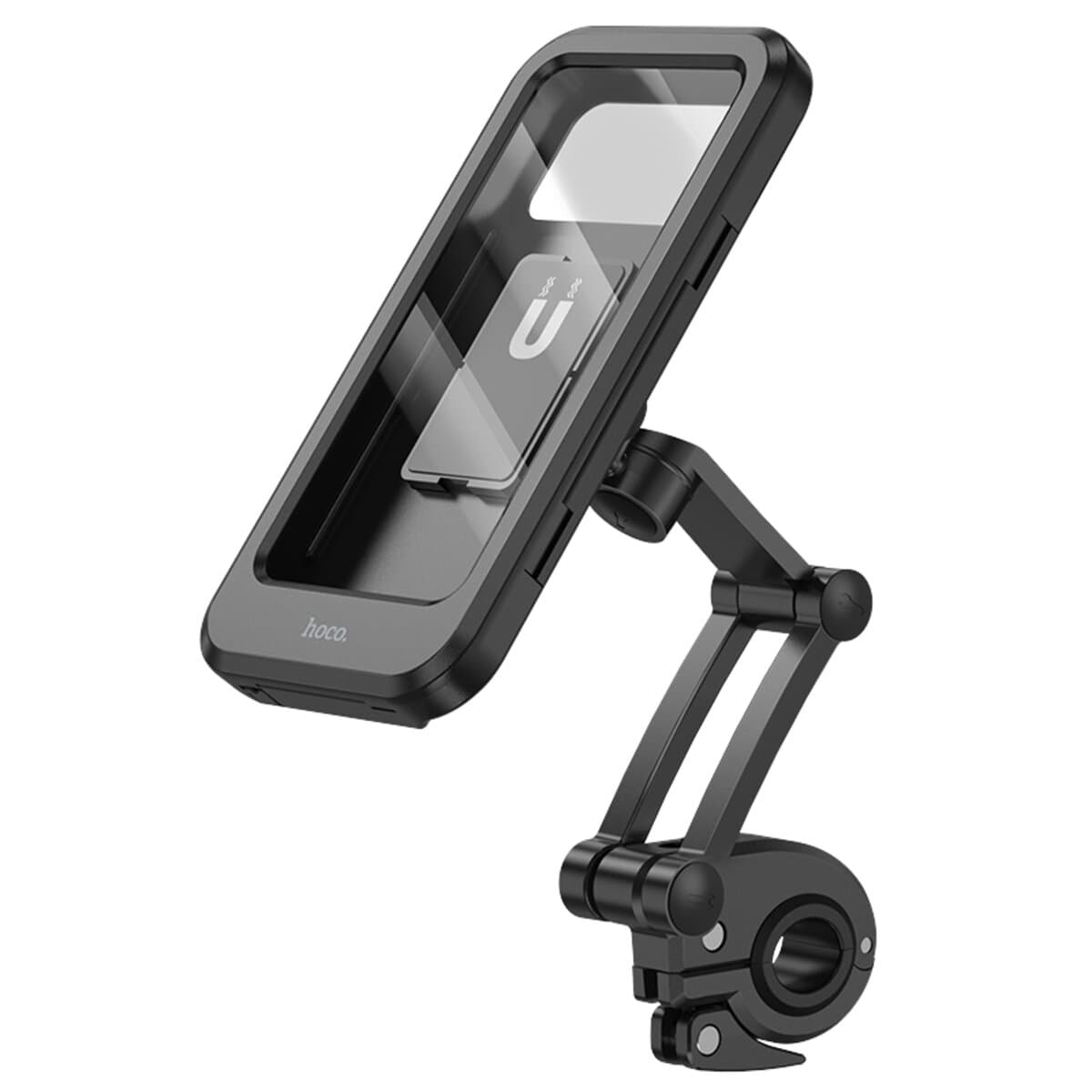Велотримач тримач на кермо HOCO CA101 Rider waterproof bicycle stand Black