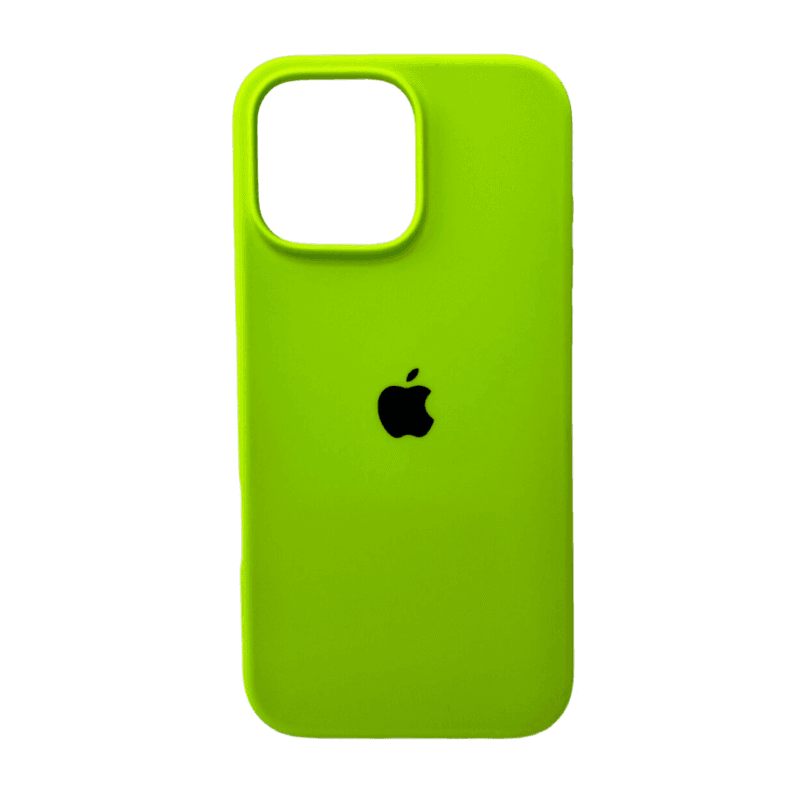 Защитный чехол-накладка Silicone Full Case AA Open Cam для Apple iPhone 16 Pro Max Shiny Green (FullOpeAAi16PM-24)
