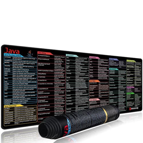 Ігрова поверхня килимок для мишки 800x300x2 довідник Excovip Java Black (1129526)