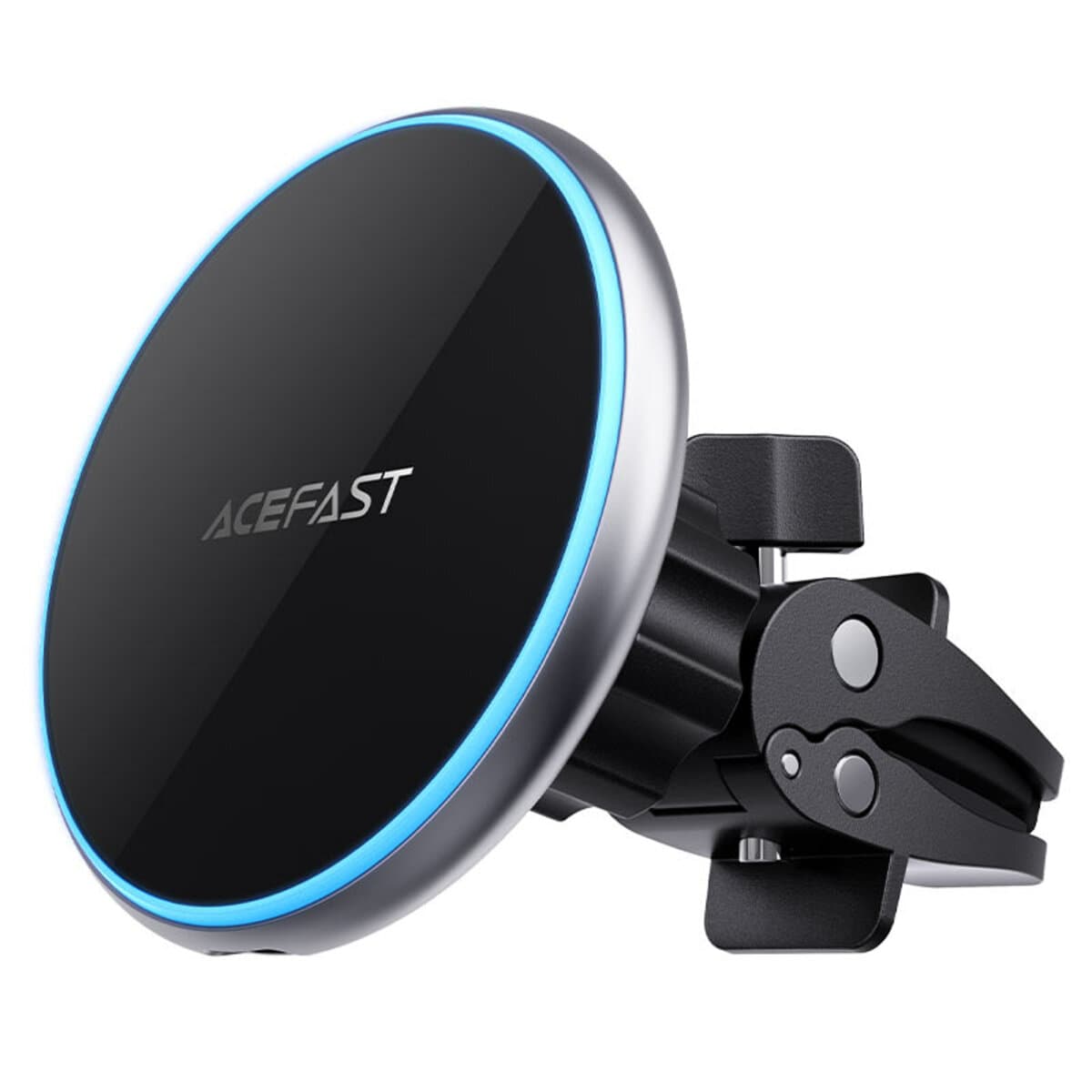 Держатель для телефона автодержатель с БЗП ACEFAST D3 magnetic wireless charging car holder Black-Silver (AFD3S)