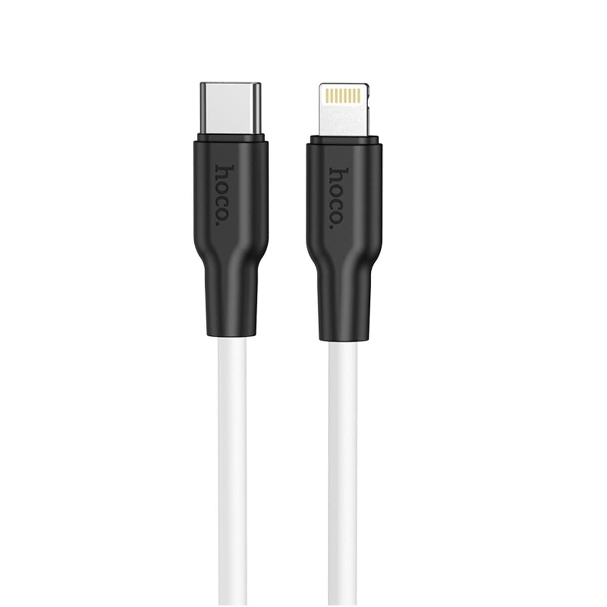 Кабель HOCO X21 Plus Type-C to Lighnting 3A 20W 1m White