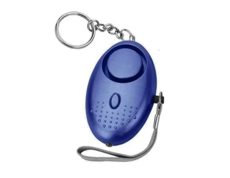 Брелок сирена защитная карманная сигнализация 120дБ 3xLR44 Blue (287663)