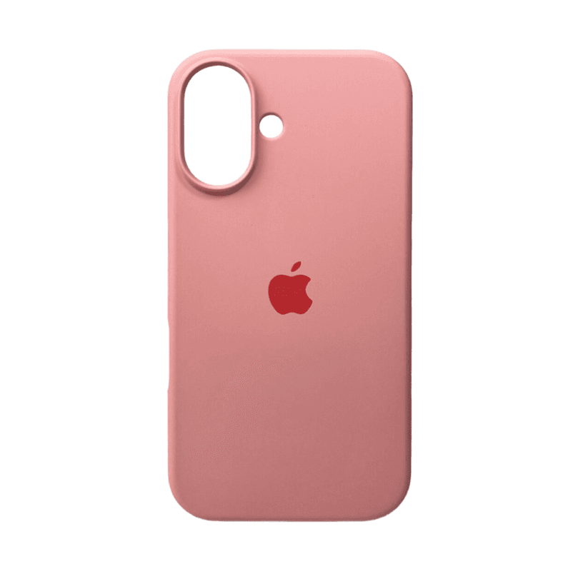 Защитный чехол-накладка Silicone Full Case AA Open Cam для Apple iPhone 16 Pink (FullOpeAAi16-41)