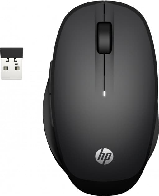Беспроводная мышка HP Dual Mode 300 Bluetooth 3 кн 3600 dpi Black (6CR71AA)
