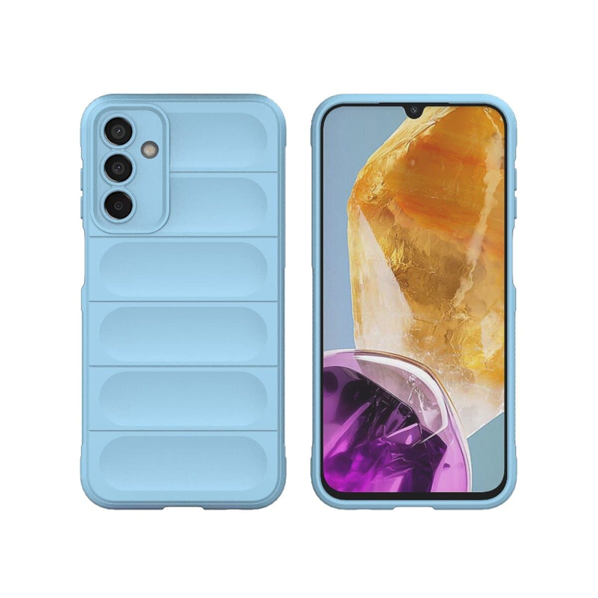 Защитный чехол-накладка Cosmic Magic Shield для Samsung Galaxy M15/F15 5G Light Blue (MagicShSAM15/F155GBlue)