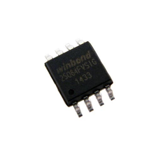 Чип флеш-память W25Q64 W25Q64FVSSIG SOP8 64Мб Flash SPI (287113)