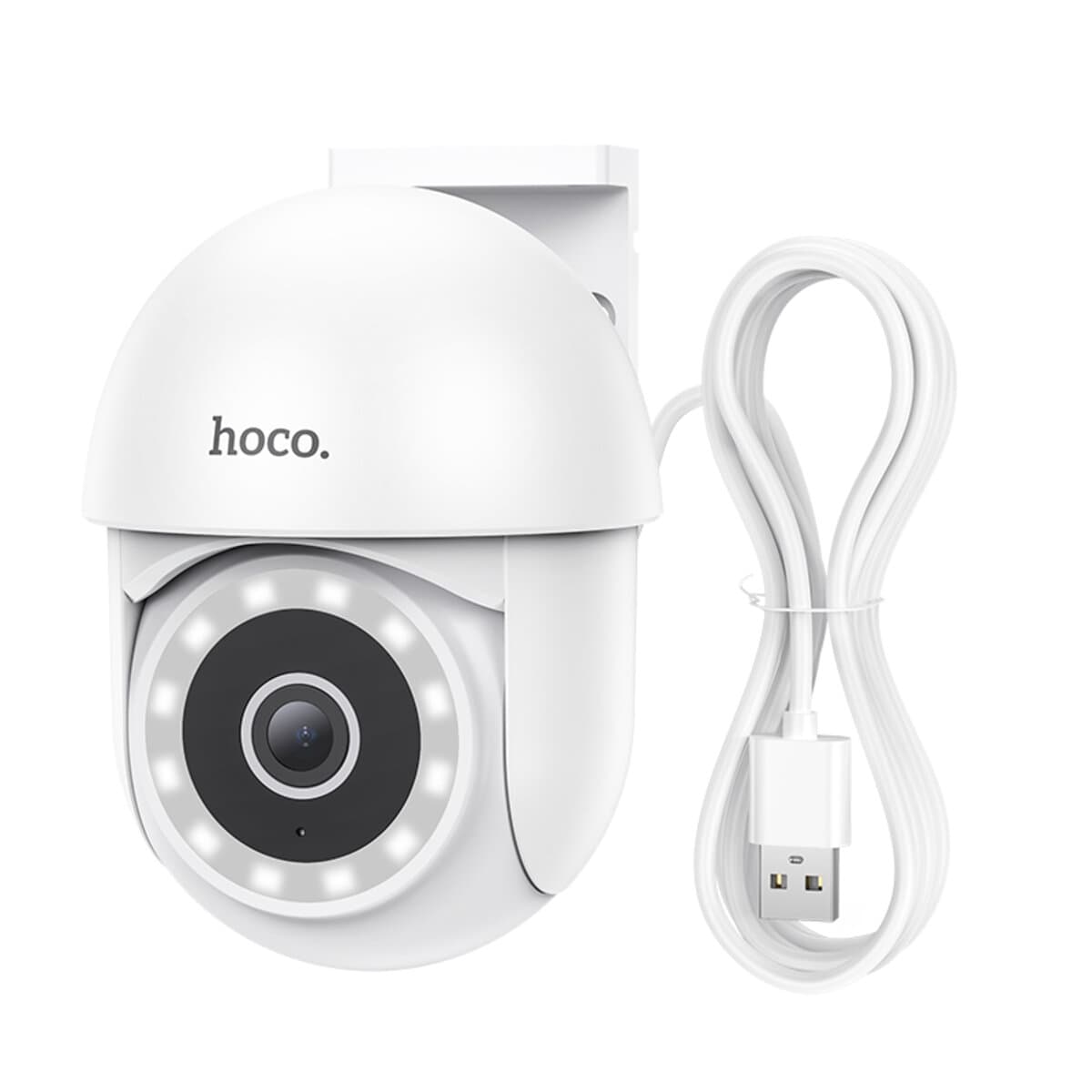 Вулична IP-камера відеоспостереження HOCO D2 outdoor PTZ HD 2304x1296 IP65 White