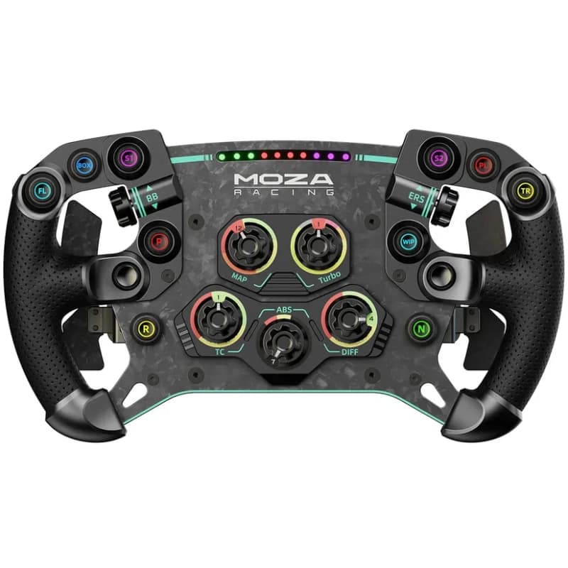 Ігрове кермо MOZA Racing GS V2P Steering для PC 30см 10кн RGB Black (RS056_Moza)