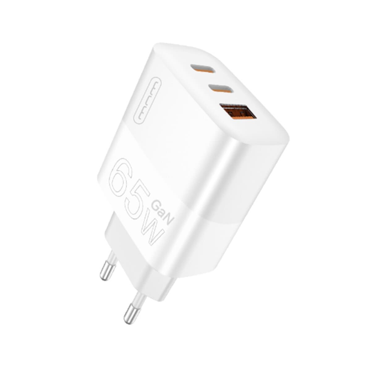 Зарядний пристрій WUW C199 PD65W+PD20W+QC18W GaN Type-C White