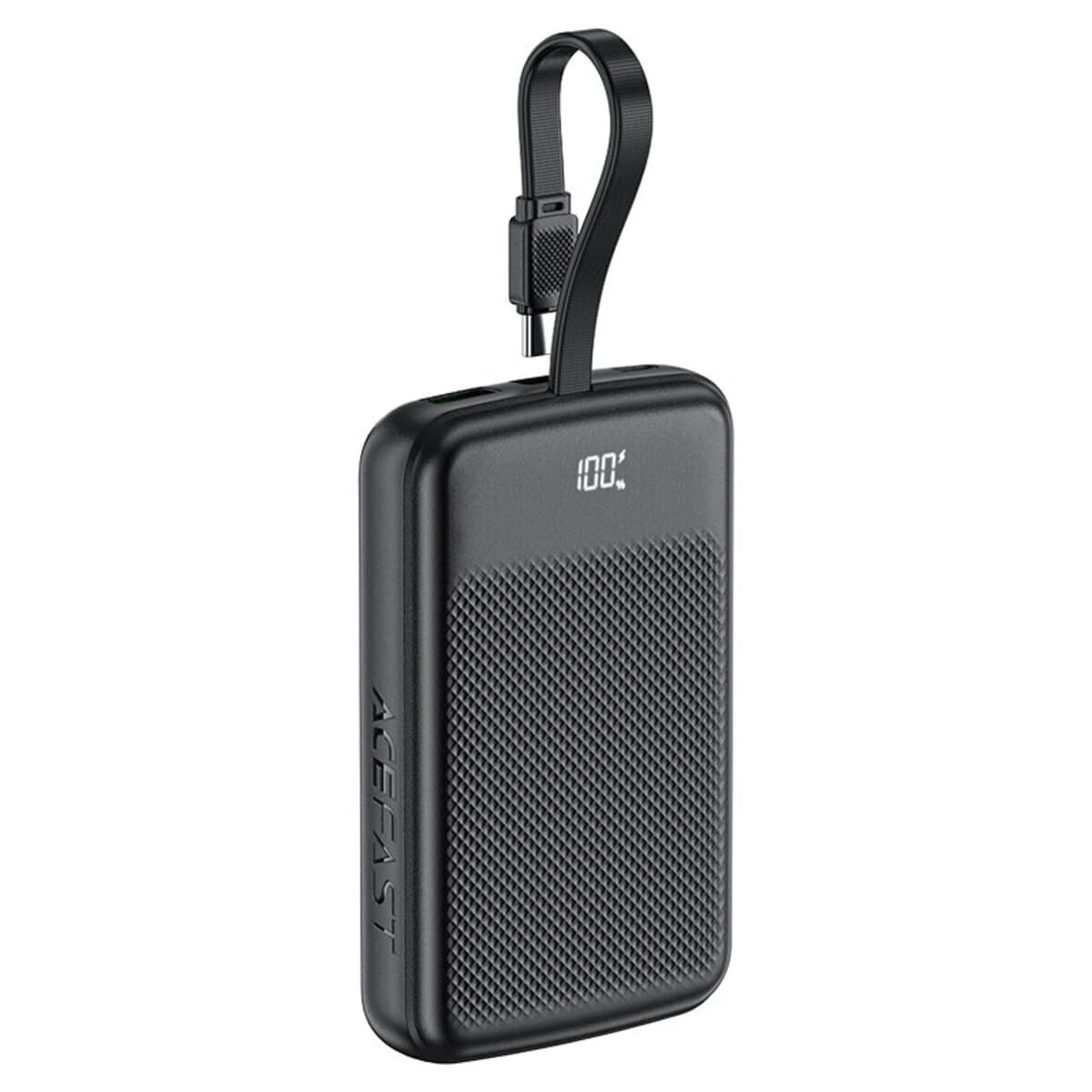 Powerbank павербанк УМБ ACEFAST M13 PD22.5W with cable 10000mAh Black