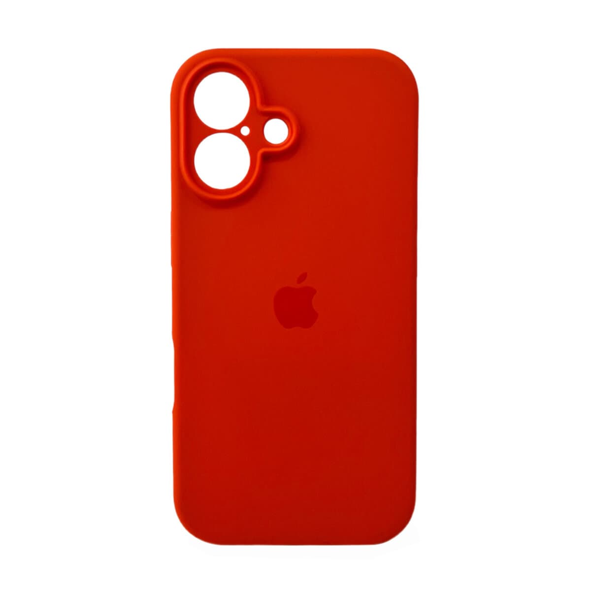 Защитный чехол-накладка Silicone Full Case AA Camera Protect для Apple iPhone 16 Apricot (FullAAi16-2)