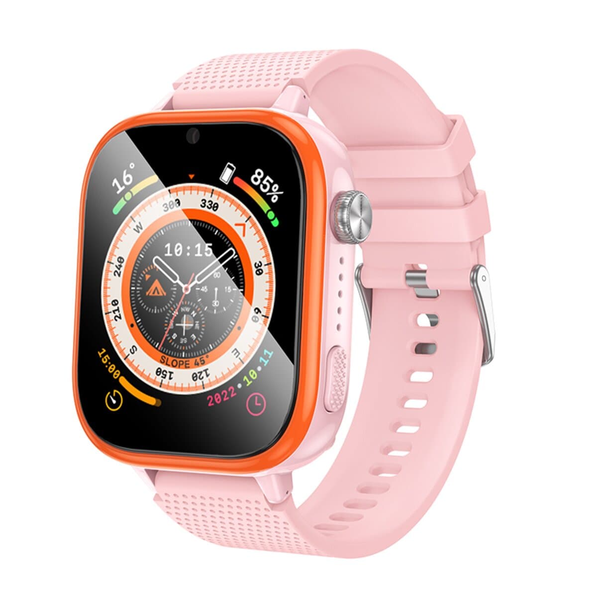 Детские смарт-часы HOCO Y101 4G children smart watch 1.83″ 680mAh IP65 Pink