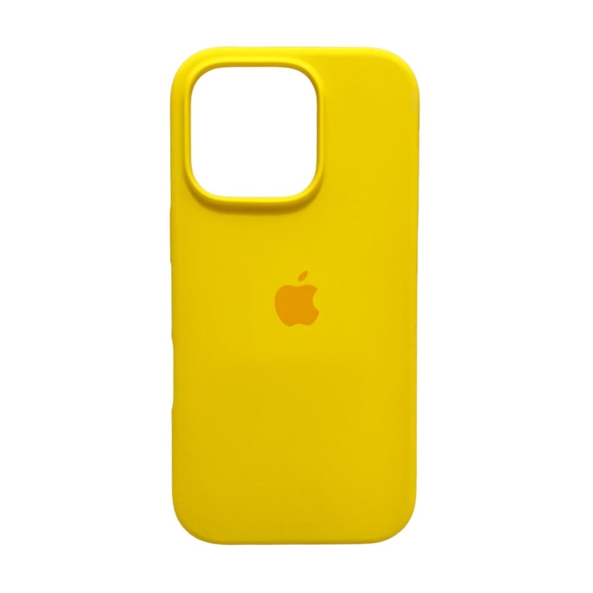 Защитный чехол-накладка Silicone Full Case AA Open Cam для Apple iPhone 16 Pro Max Yellow (FullOpenAAi16PM-4)