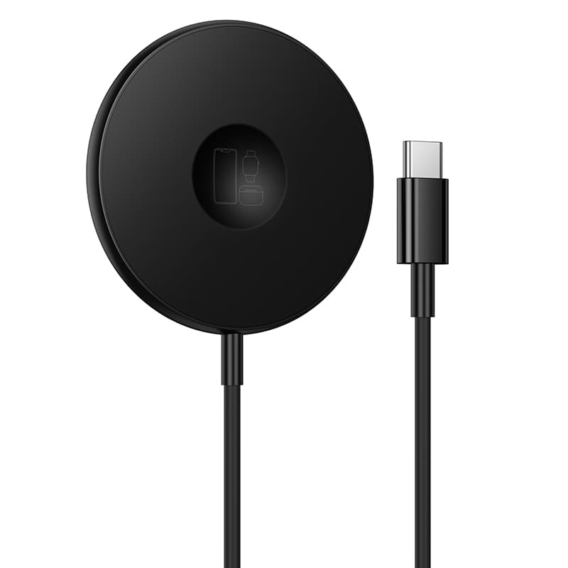 Беспроводное зарядное устройство BOROFONE BQ41 Glory 3-in-1 magnetic wireless fast charging Black