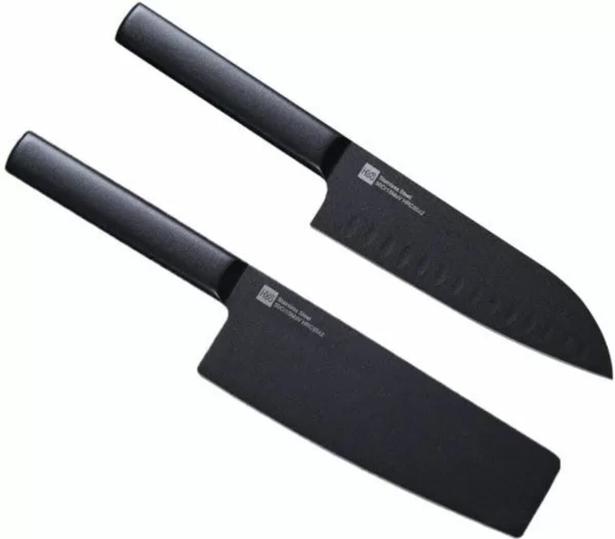 Набор ножей HuoHou Heat Knife Set Black 2шт сталь Black (HU0015)