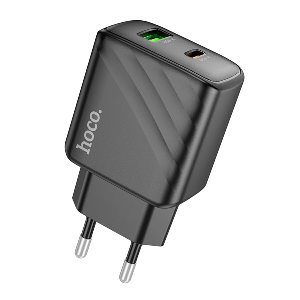Зарядное устройство HOCO CS23A Sunlight dual port PD30W+QC3.0 charger 3A 1xUSB 1xType-C Black