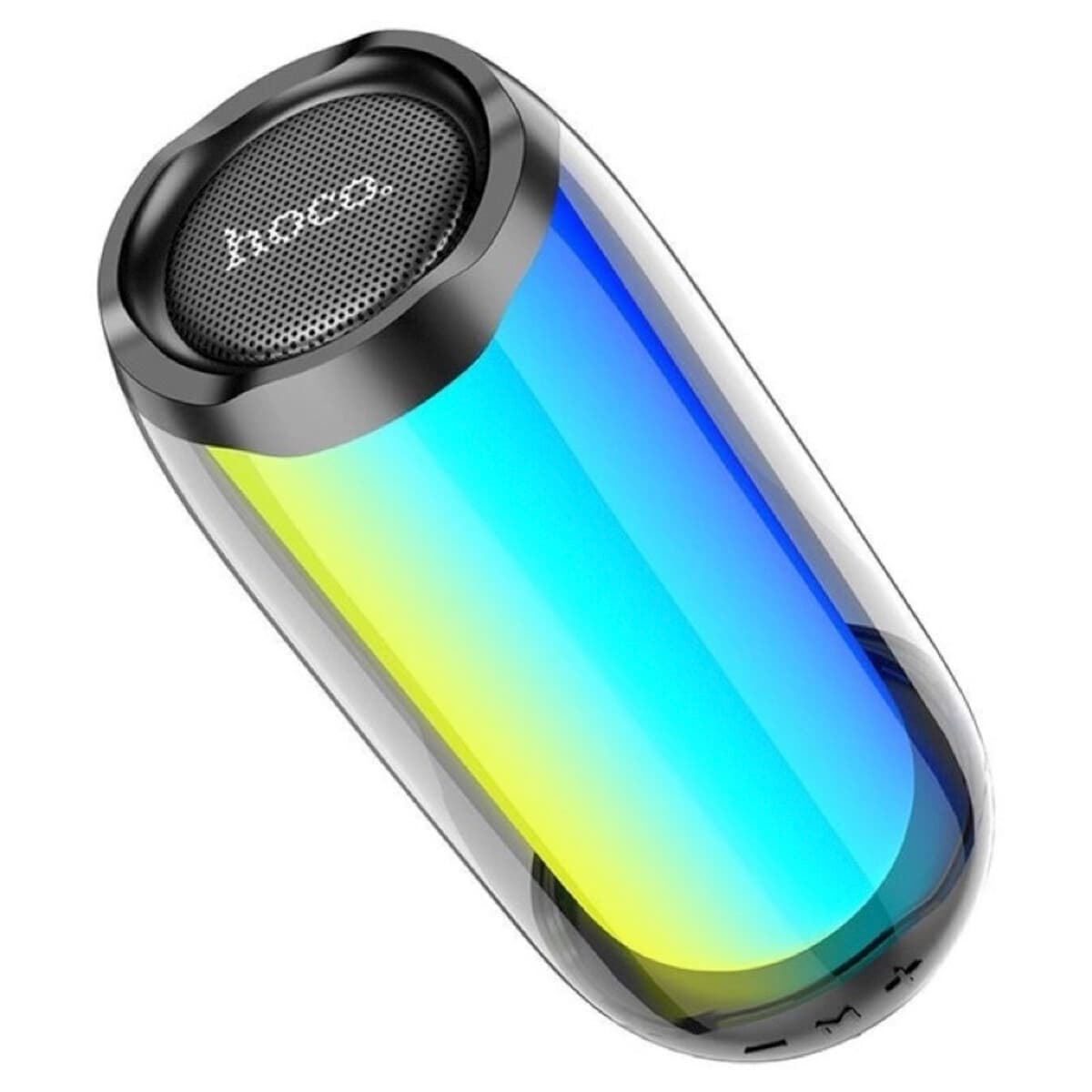 Бездротова портативна колонка HOCO HC8 Pulsating colorful luminous wireless speaker 1800mAh Black