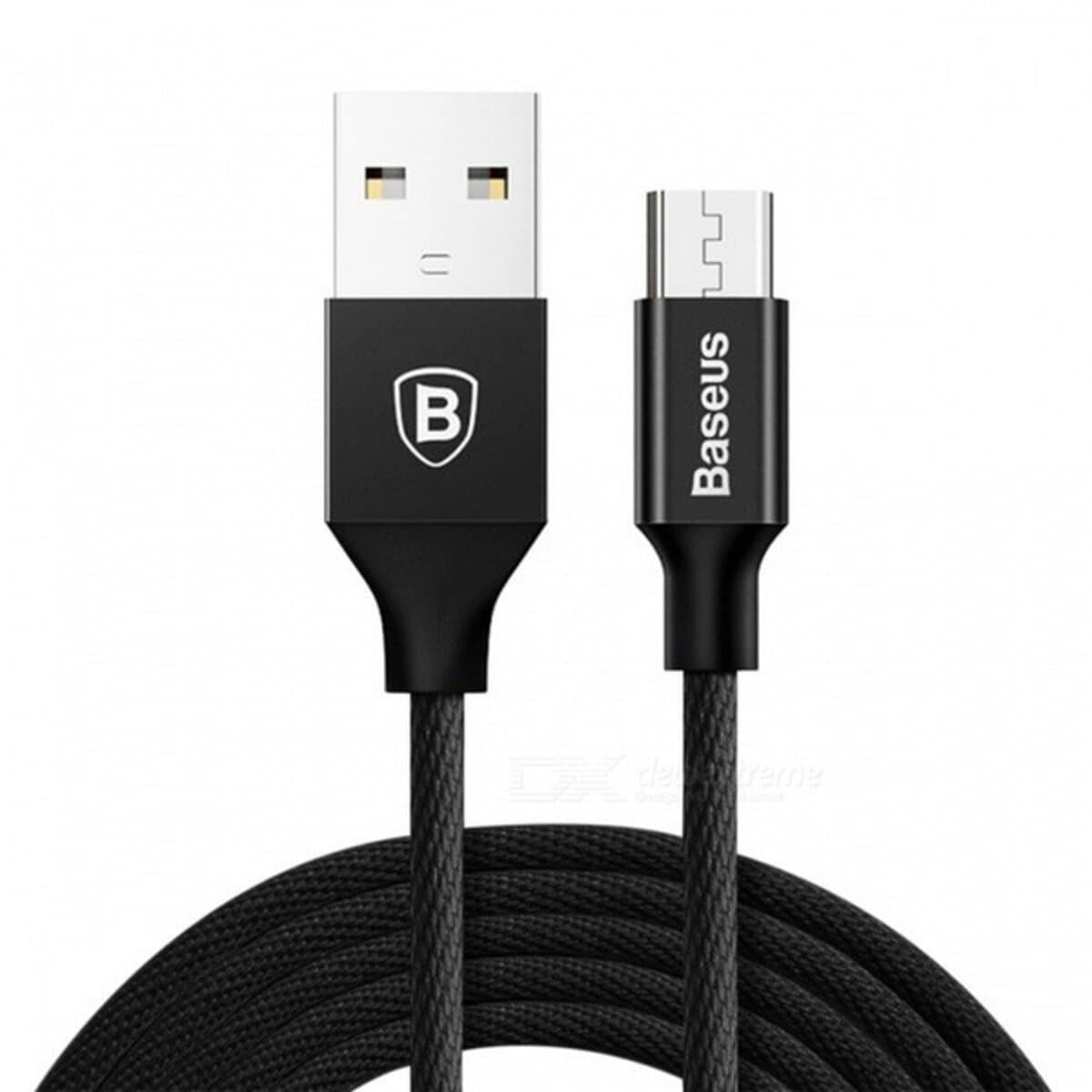 Кабель Baseus Yiven Cable USB to MicroUSB 1.5m 1.5A Black (CAMYW-B01)