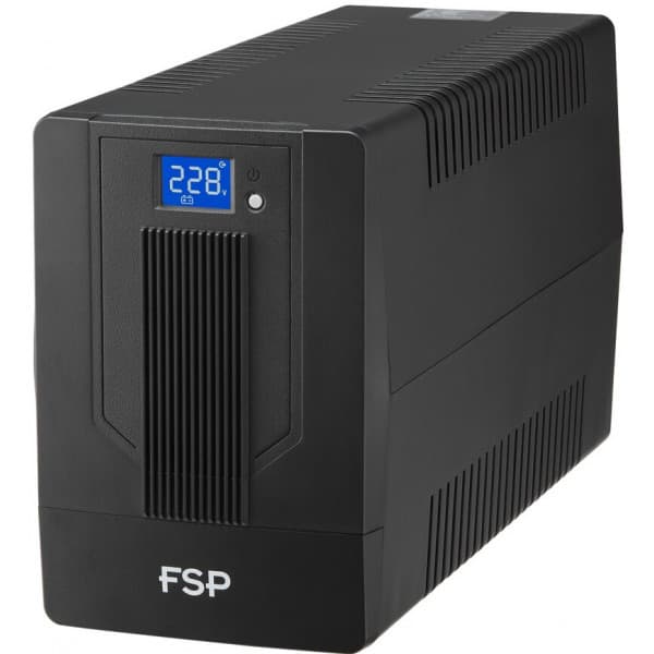 Джерело безперебійного живлення FSP iFP-600 600ВА/360Вт LCD Schukox2 230V/50Hz 12V/7Ah*1 CIS Black (PPF3602800)