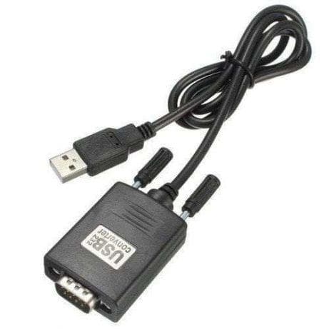 Кабель переходник Y-105 USB to RS232 DB9 PL2303+MAX3243C Black (287972)