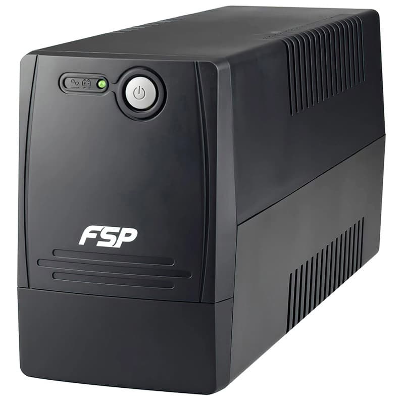 Джерело безперебійного живлення ДБЖ FSP FP850 850ВА/480Вт Line-Int USB/RJ45 IEC*4-320-C13 AVR Black (PPF4801103)